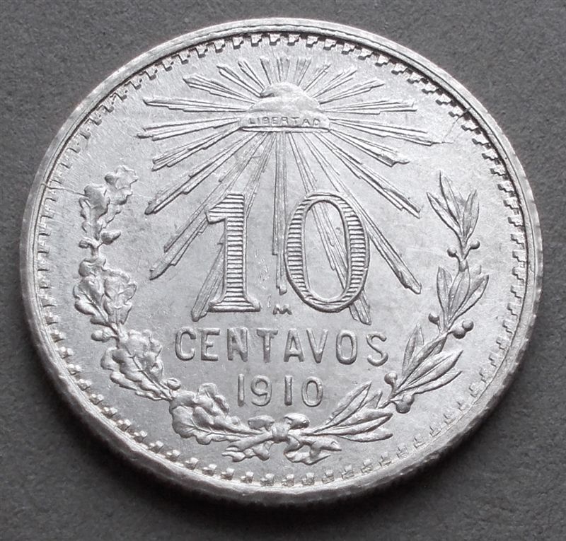 1910-Mexico-10-Centavos